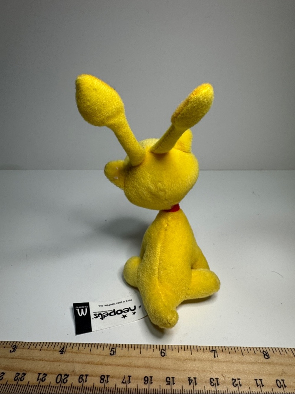2004 Neopets Yellow Aisha plush McDonald's Happy Meal collectible mini animal - Picture 4 of 5
